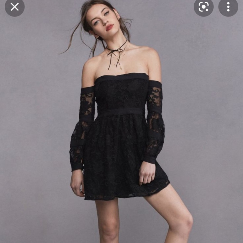 For Love and Lemons Jolene off shoulder dress